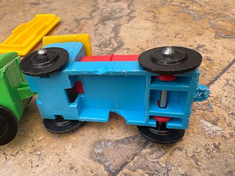 Vintage train set plastic 50s 60s