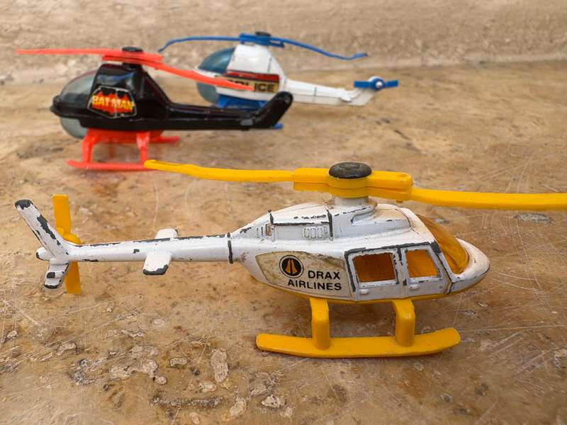 Vintage Corgi Juniors Helicopter lot of 3  made in GT Britain