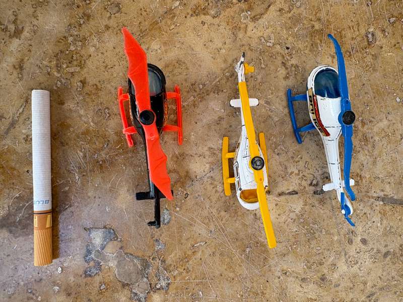 Vintage Corgi Juniors Helicopter lot of 3  made in GT Britain