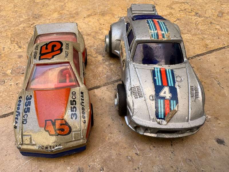 Vintage matchbox Pontiac  fire bird racer , zee zylmex Porsche 933 diecast pair