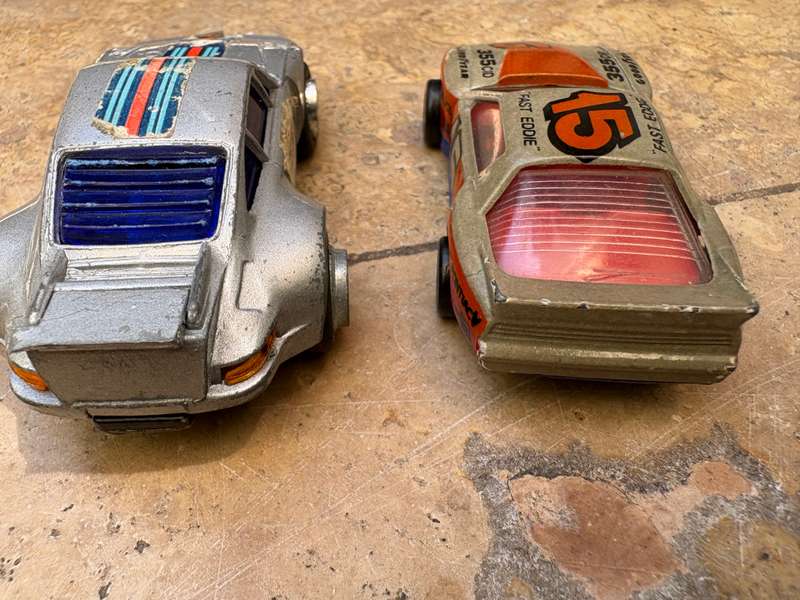 Vintage matchbox Pontiac  fire bird racer , zee zylmex Porsche 933 diecast pair