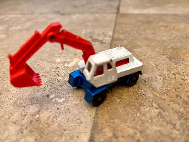Vintage Corgi Juniors excavator , Corgi digger pair
