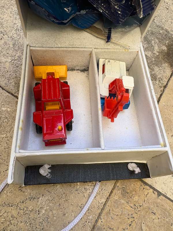 Vintage Corgi Juniors excavator , Corgi digger pair