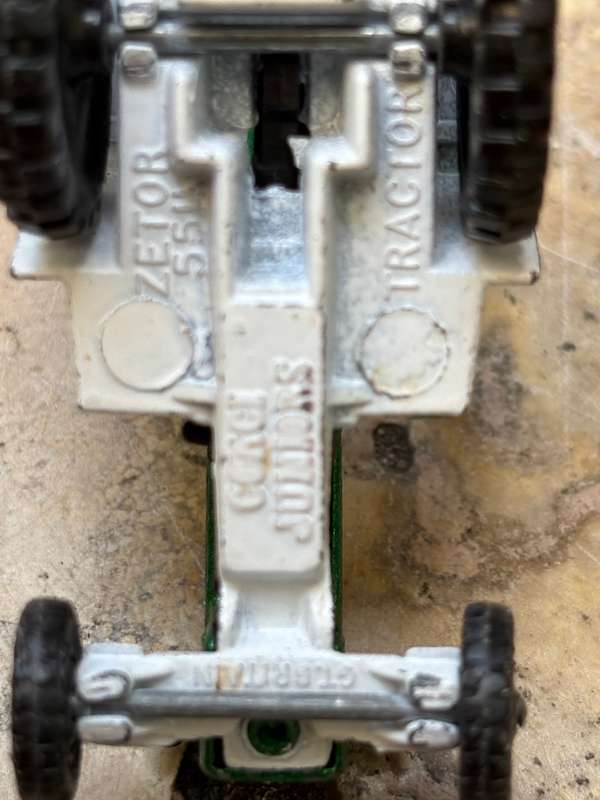 Vintage Corgi junior tractor and road roller pair
