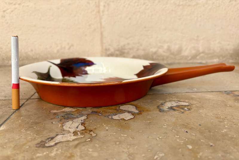 Vintage Oven King ceramic saucepan Italy