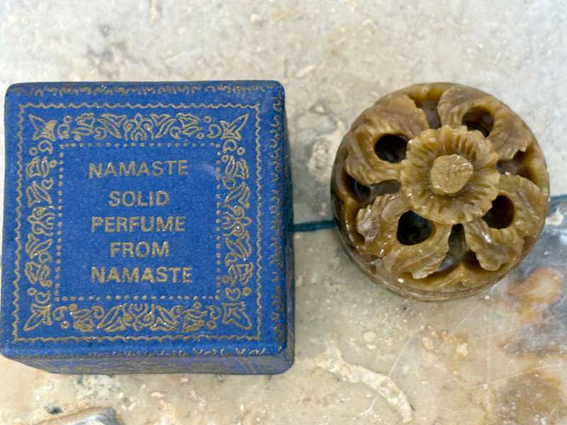 Namaste solid perfume lidded jar
