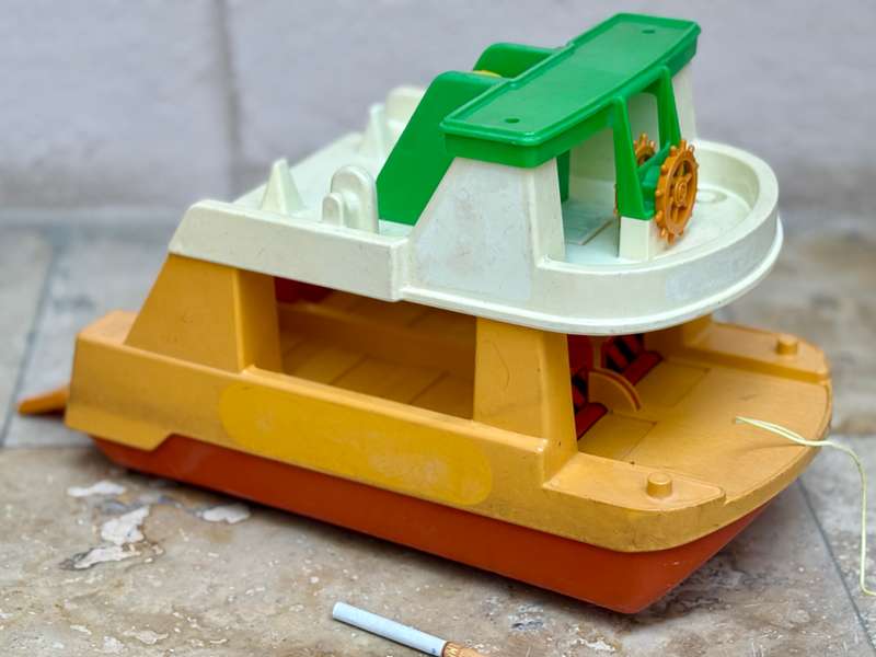 Vintage Fisher Price Little People #932 Play Ferry Boat