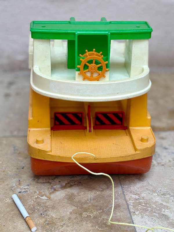 Vintage Fisher Price Little People #932 Play Ferry Boat
