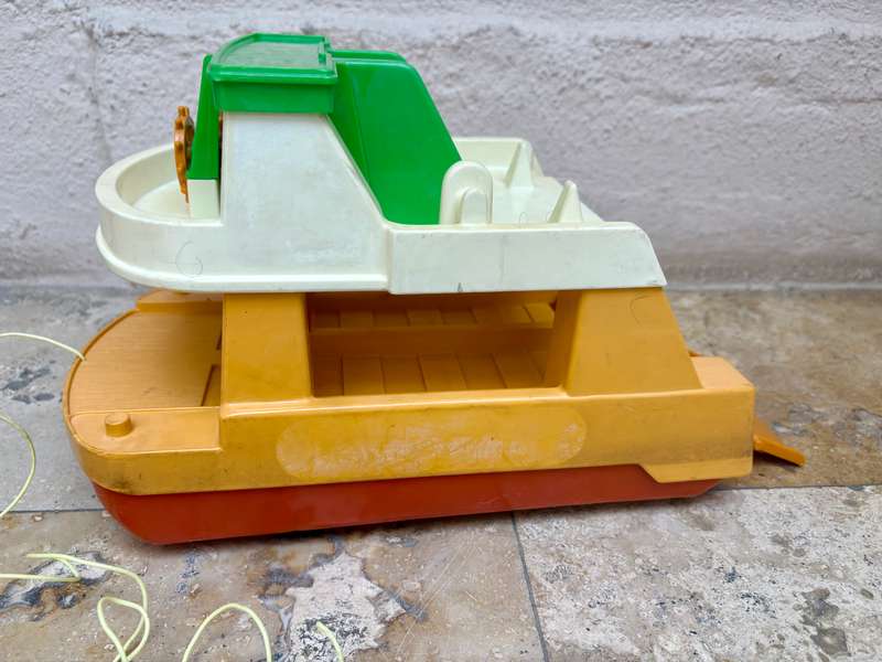 Vintage Fisher Price Little People #932 Play Ferry Boat