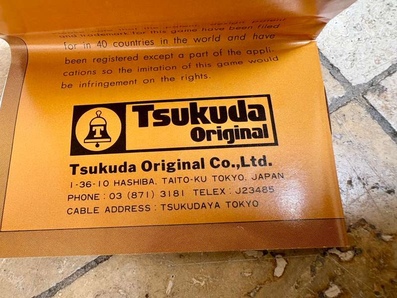 Vintage magnet Othello game by Tsukuda Original  boxed complete , 1980 Japan