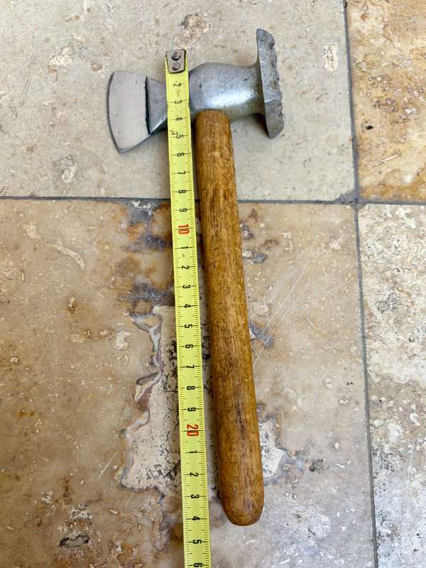 Vintage meat tenderiser mallet primitive farmhouse