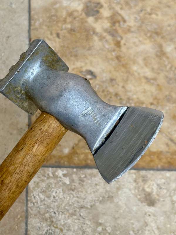 Vintage meat tenderiser mallet primitive farmhouse