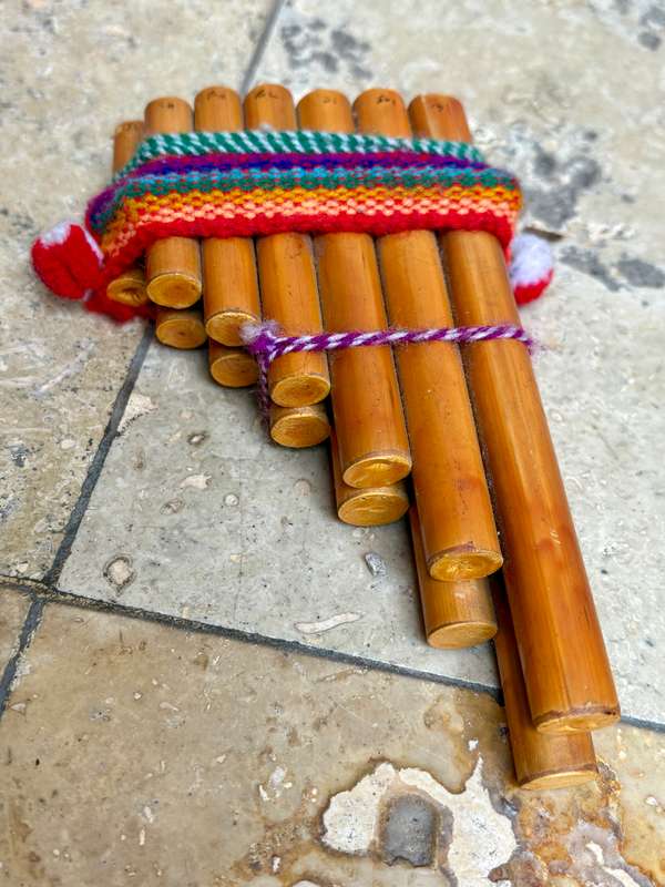 Pan flute bamboo Peru