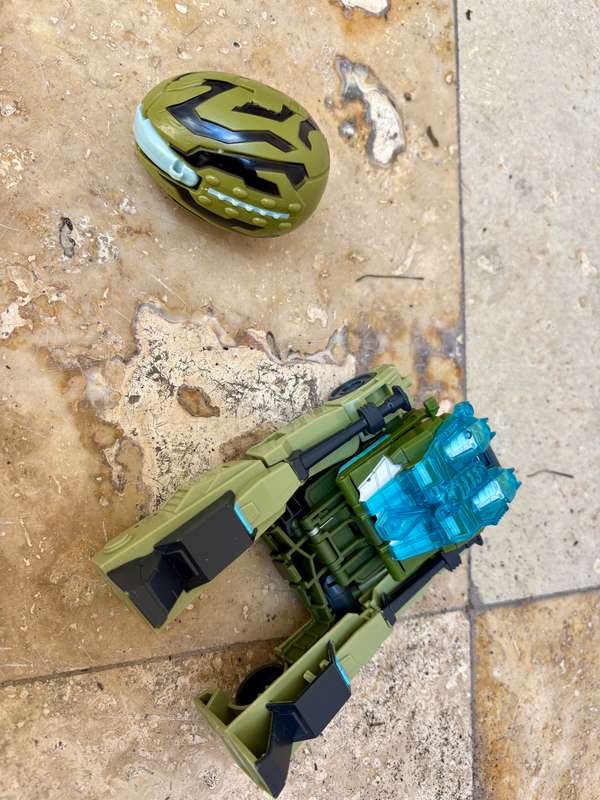 Transformer cyberverse figure , bakugan rhino egg pair