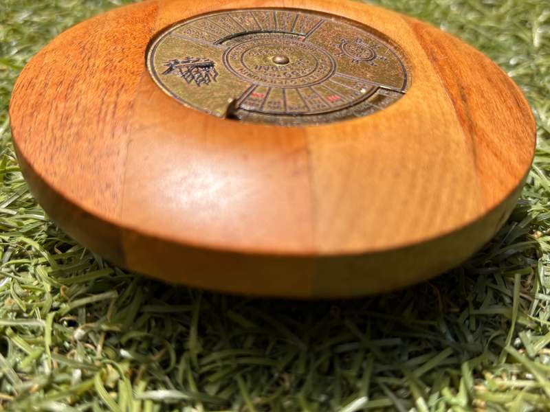 Vintage 50 year perpetual desk calendar 2001-2050 paper weight