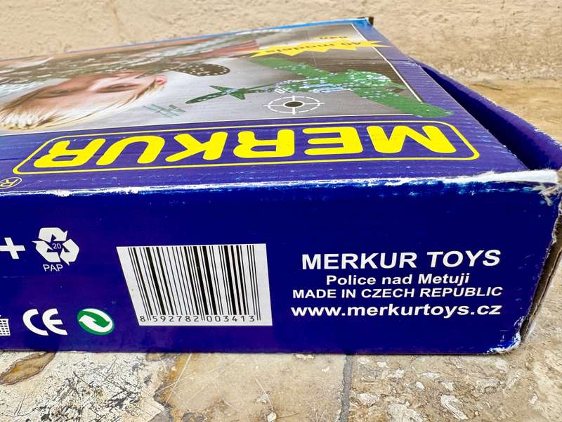 Vintage Metal construction set Merkur Flying wings,, made in CZECH REPUBLIC