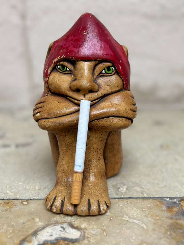 Vintage pixie clay ornament Knysna