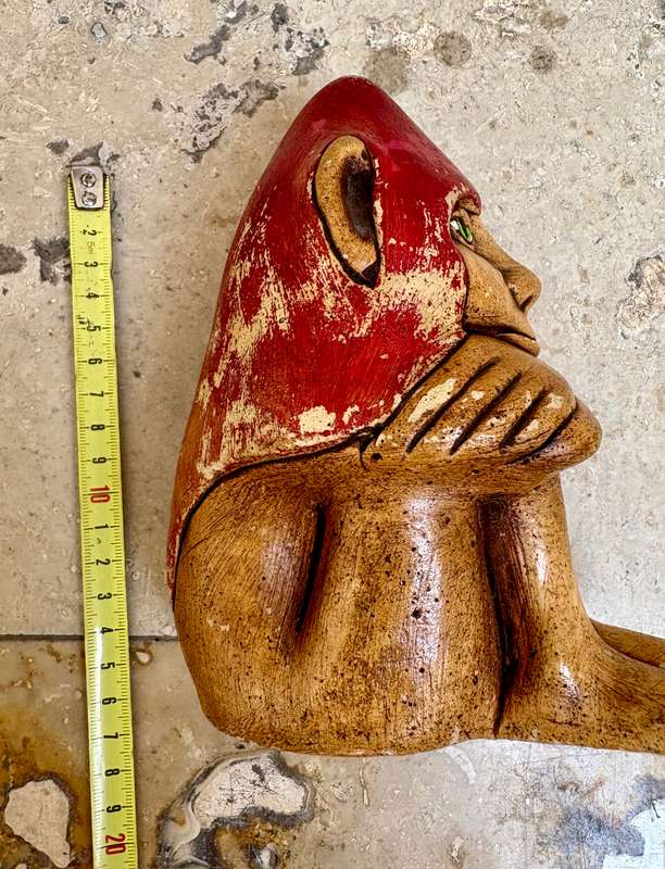 Vintage pixie clay ornament Knysna