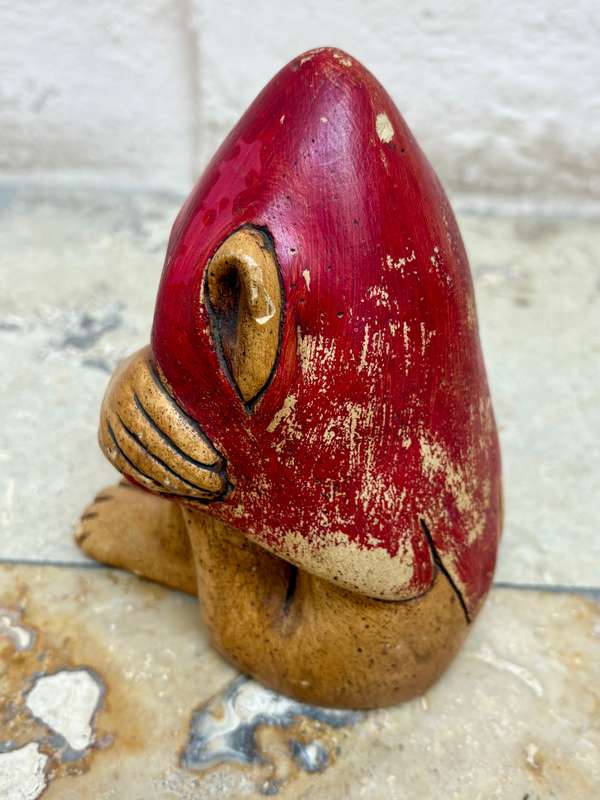 Vintage pixie clay ornament Knysna