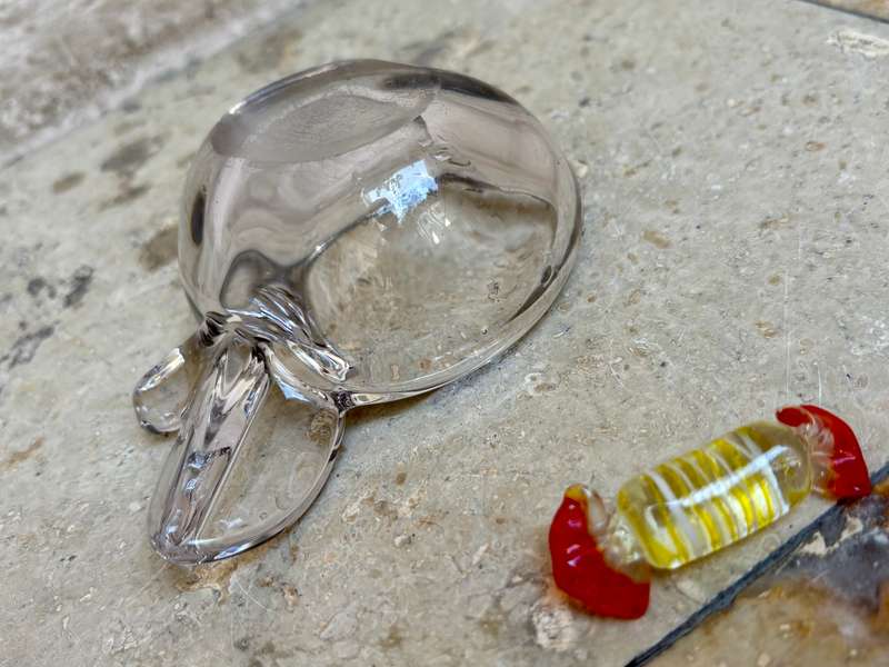 Murano sweet Murano glass Apple ashtray