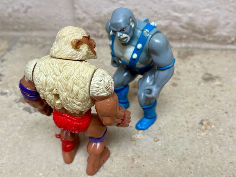 Thundercats 1985 Panthro and Monkian Vintage Figure pair