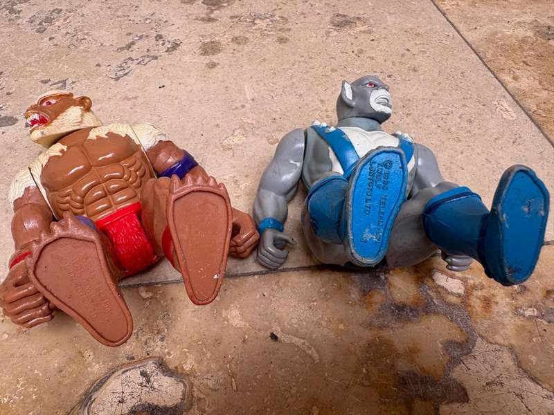 Thundercats 1985 Panthro and Monkian Vintage Figure pair