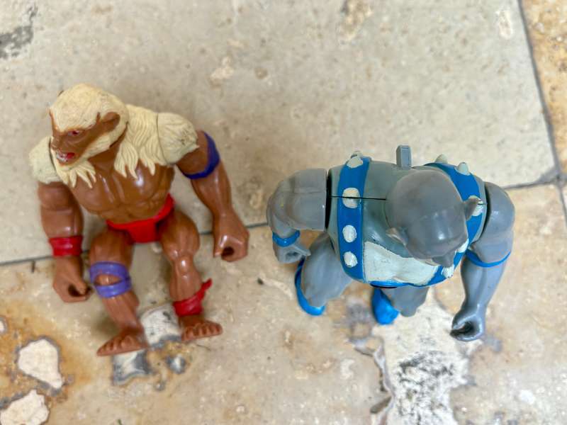 Thundercats 1985 Panthro and Monkian Vintage Figure pair