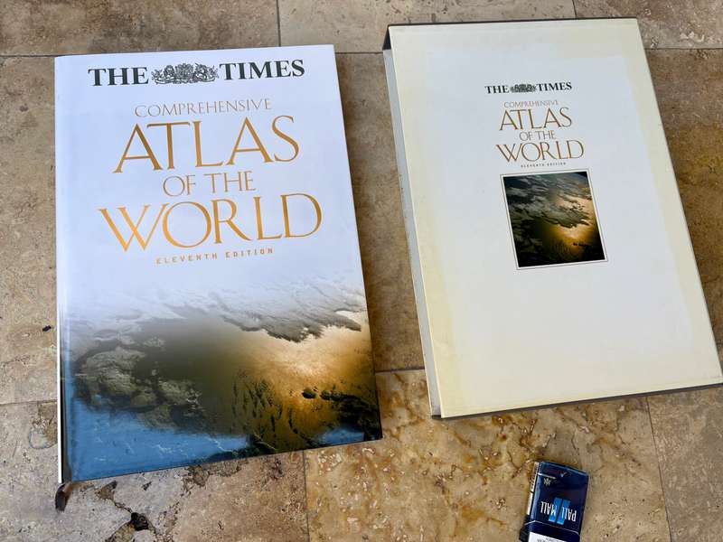 The times comprehensive atlas of the world eleventh edition , large reference atlas