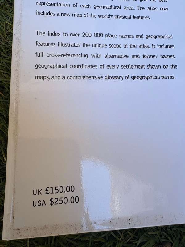 The times comprehensive atlas of the world eleventh edition , large reference atlas