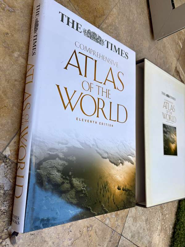 The times comprehensive atlas of the world eleventh edition , large reference atlas