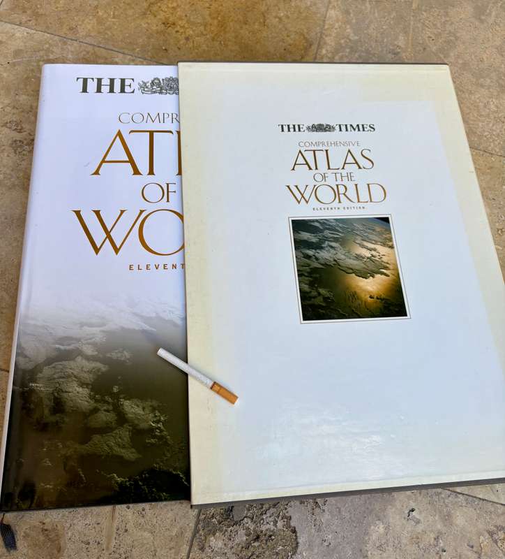 The times comprehensive atlas of the world eleventh edition , large reference atlas