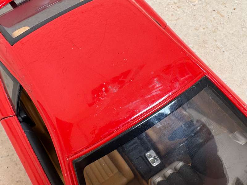 Ferrari 612 Scaglietti 2010 red 1/18 HotWheels 2003