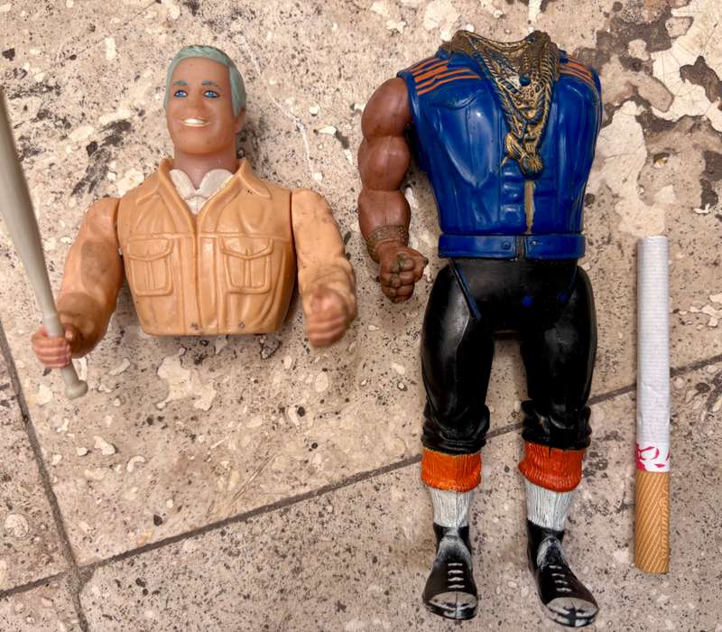 Vintage A team action figure lot  sold as spares Cannell 1983