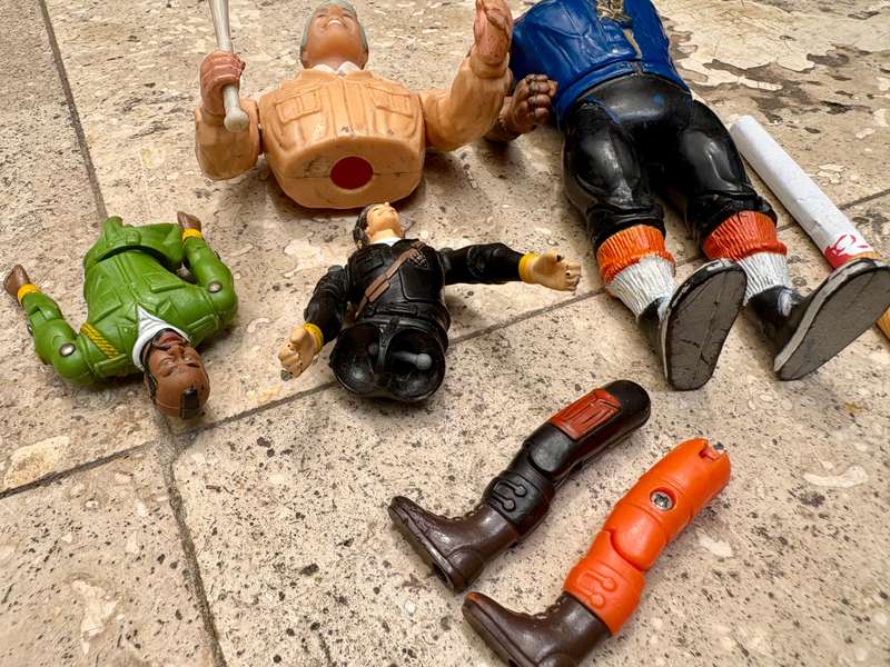 Vintage A team action figure lot  sold as spares Cannell 1983