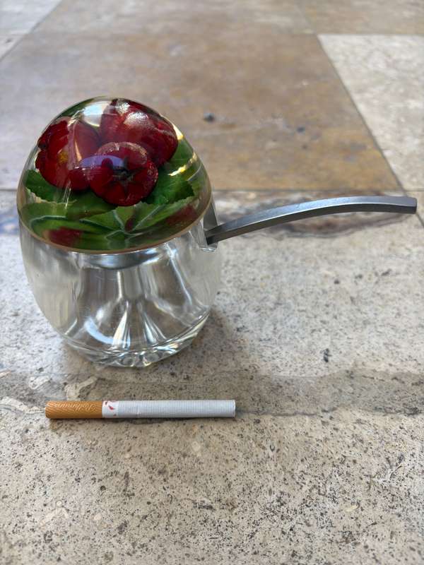 Vintage Jam jar Perspex lucite cherries