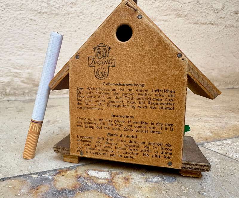 Vintage weather house made in Germany