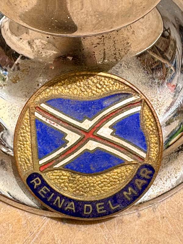 UNION CASTLE LINE SS REINA DEL MAR CANDLE STICK HOLDER