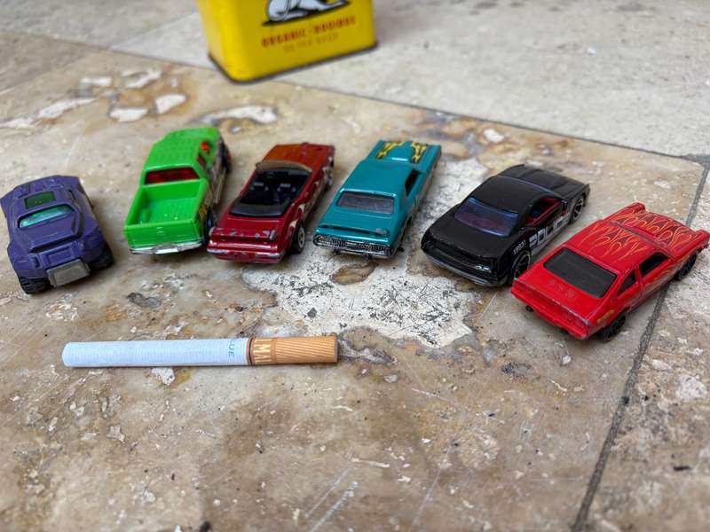 Hot wheels diecast car lot of 6 Mattel cars