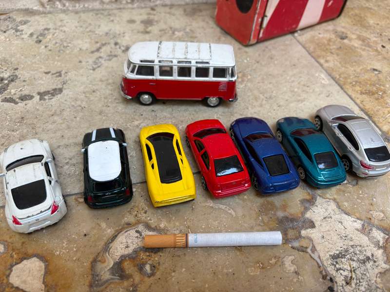 Maisto diecast car lot of 8 cars including VW combi