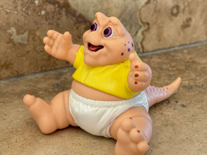 Vintage Dinosaurs Baby Sinclair Figure 1991