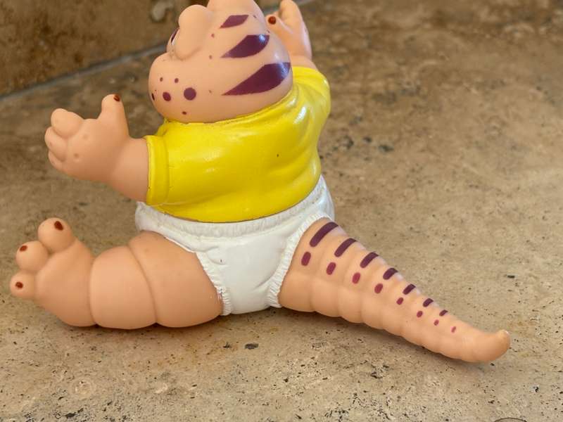Vintage Dinosaurs Baby Sinclair Figure 1991