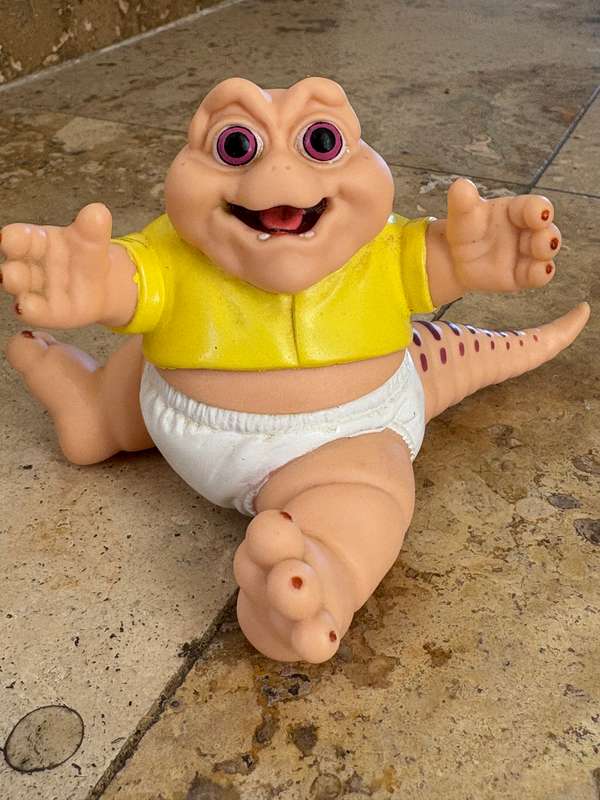 Vintage Dinosaurs Baby Sinclair Figure 1991