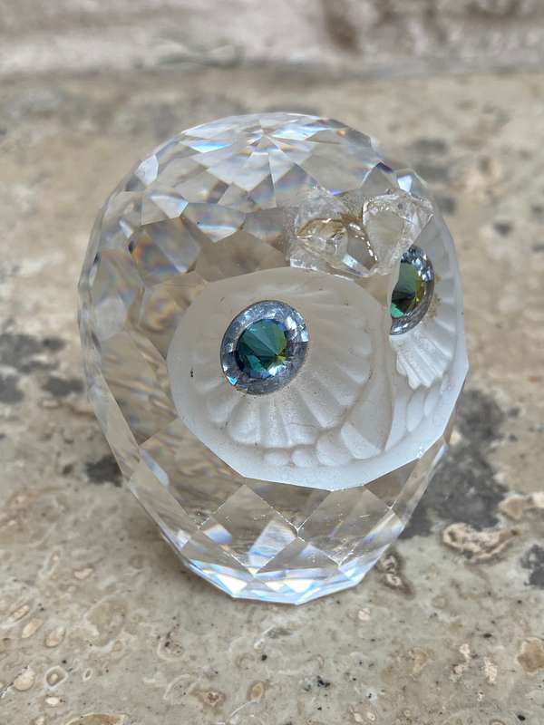 Swarovski Crystal Owl 6cm