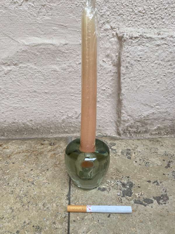 Ngwenya glass candle holder