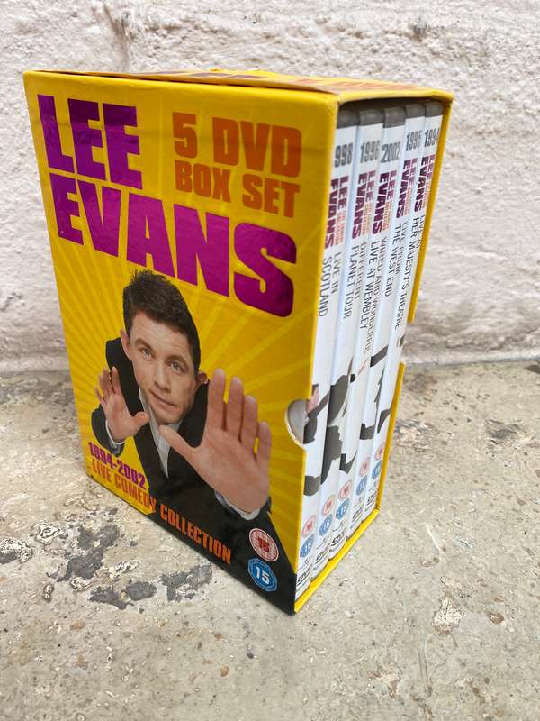 Lee Evans 5 dvd box set live comedy