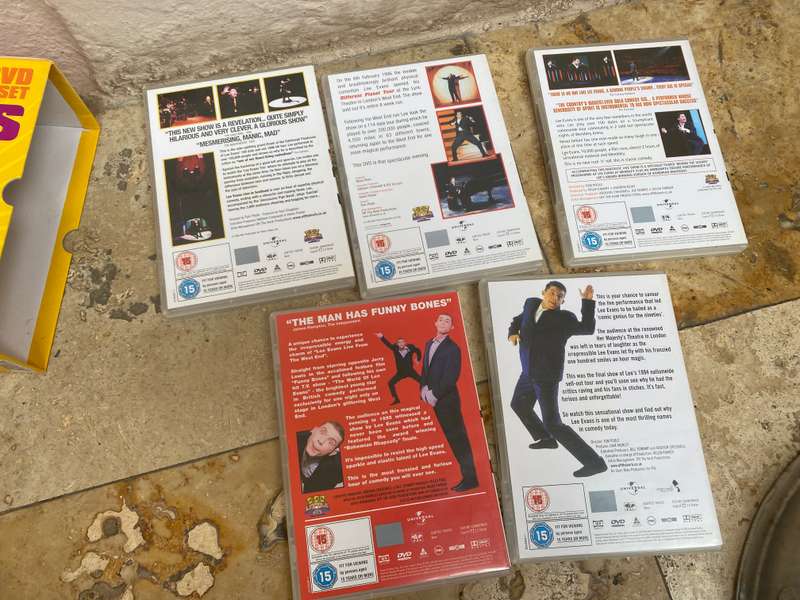 Lee Evans 5 dvd box set live comedy
