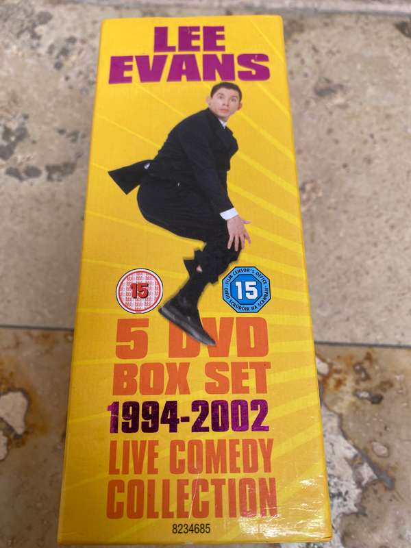 Lee Evans 5 dvd box set live comedy