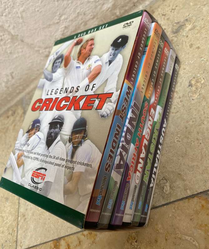 Legends of cricket 6 dvd box set