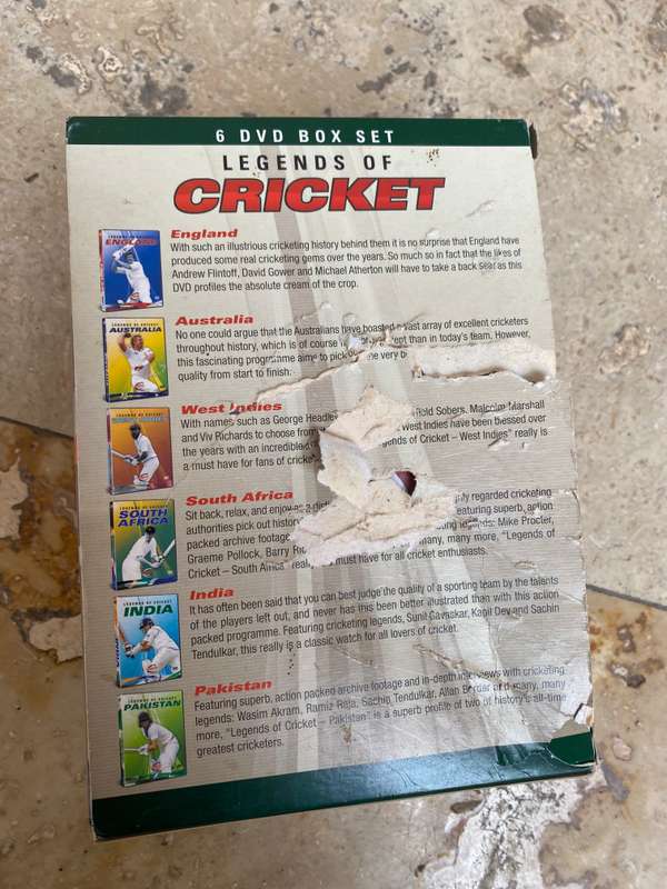 Legends of cricket 6 dvd box set