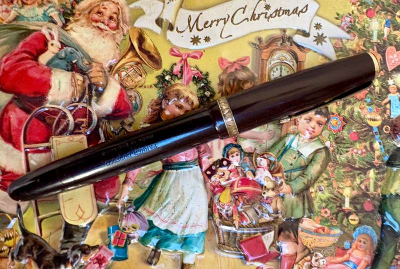 Vintage Parker Duofold fountain pen made in England , 14K gold nib